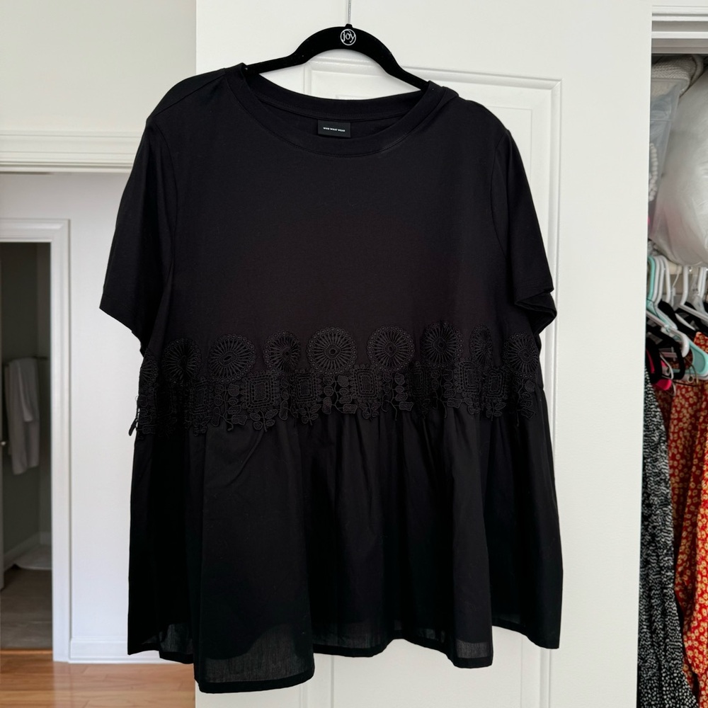 Who what wear black blouse